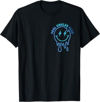 Uncles Shirt Cool Uncles Club Funny New Uncle Men 2 Sided T-Shirt