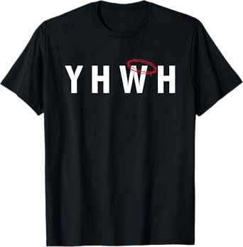 Crown Thorns YHWH Yahweh Christian Jesus Salvation T-Shirt