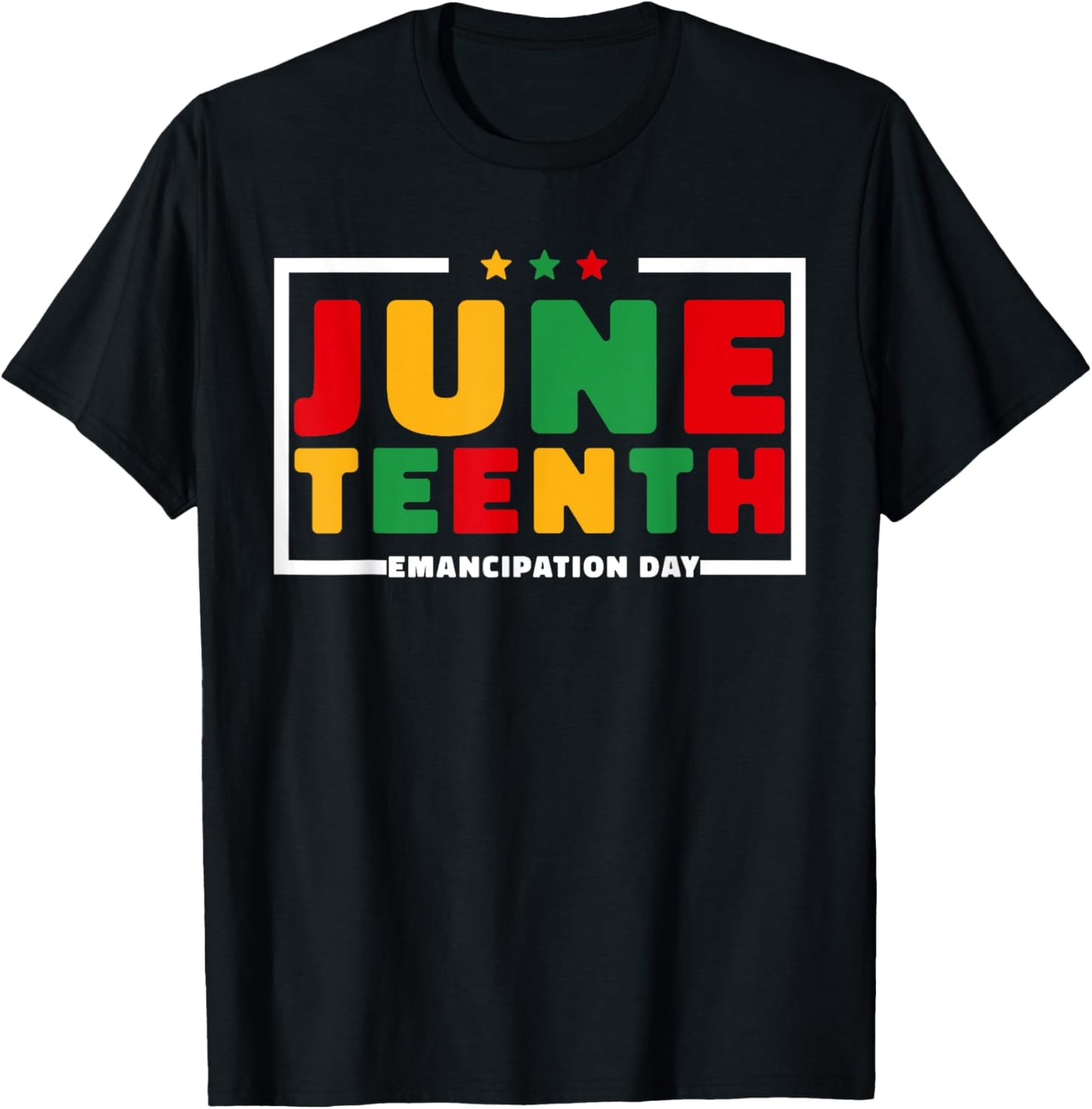 Juneteenth 1865 Women Men June 19th 1865 Emancipation Day T-Shirt