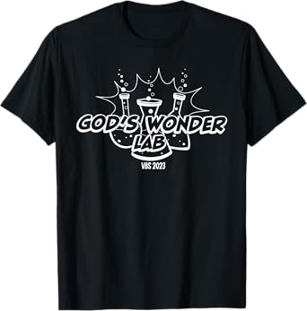 God's Wonder Lab VBS 2023 Christian Bible T-Shirt