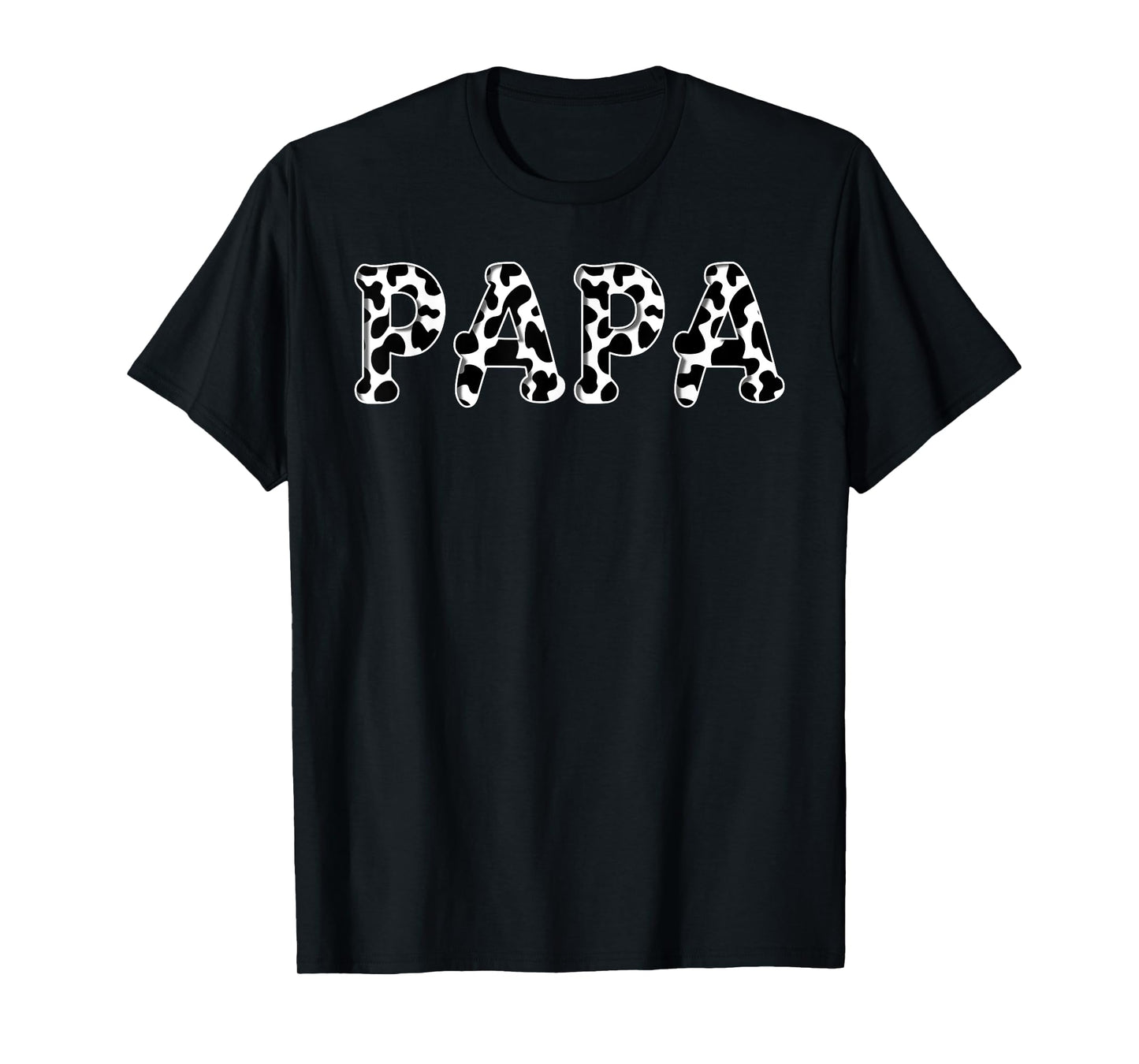 Cow Papa Birthday Family Matching Girl Boy Farm Birthday T-Shirt