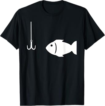 Fish and hook T-Shirt
