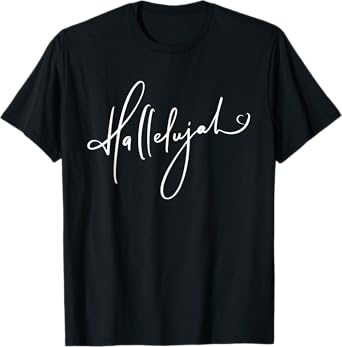 Christian | Hallelujah typography T-Shirt