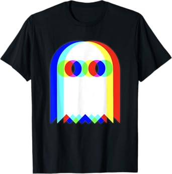 Threadrock Vaporwave Psychedelic Ghost Retro Halloween Techno EDM Unisex Adults Kids T-Shirt