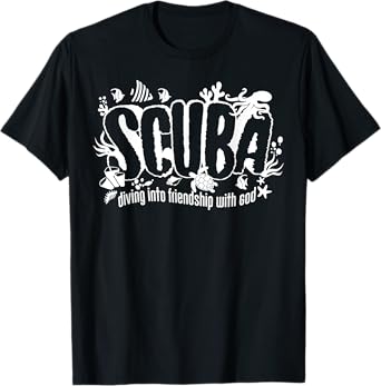 Scuba Diving Into Friendship with God Christian VBS 2024 T-Shirt