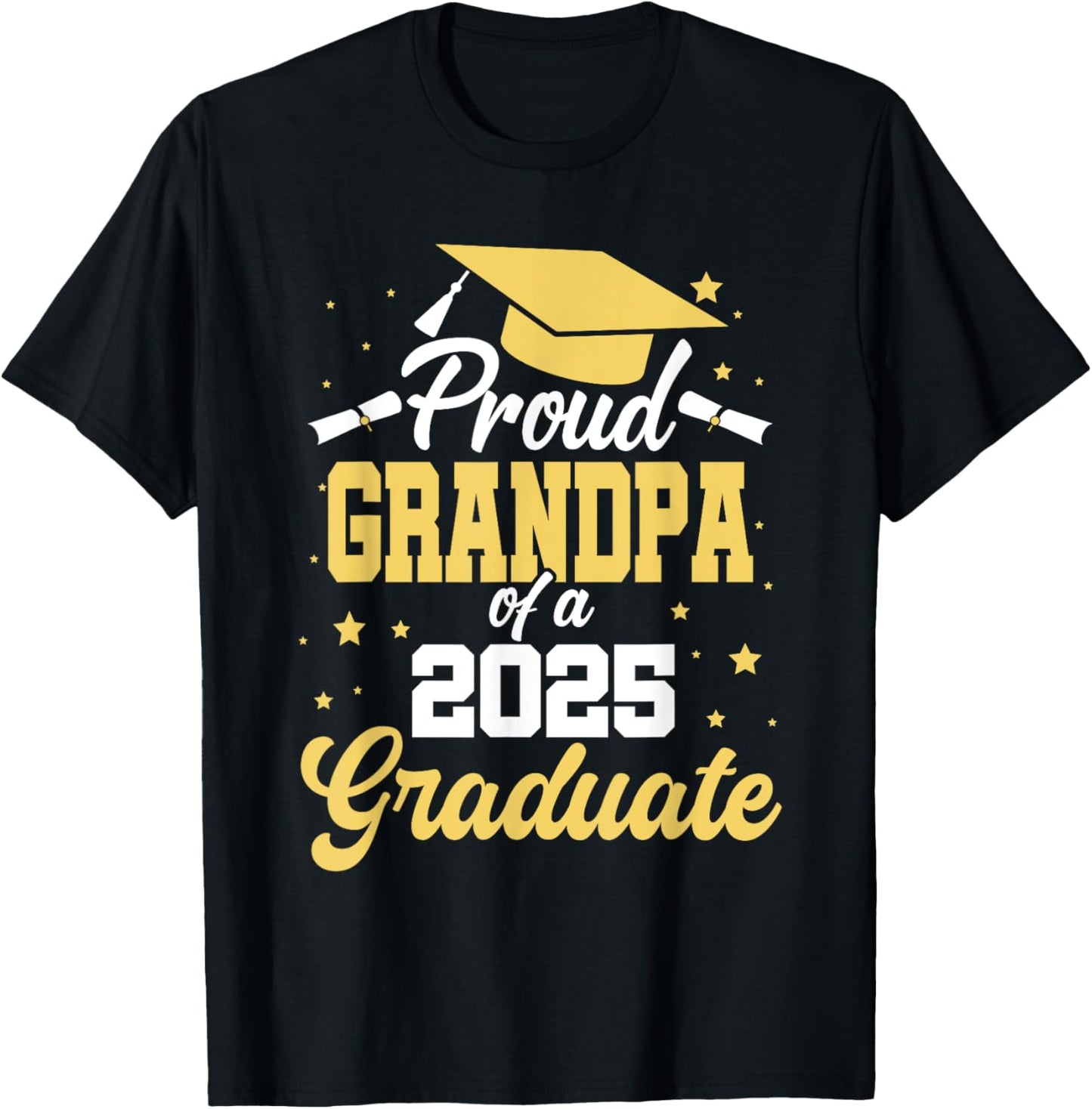 Proud Grandpa Of A 2025 Graduate Graduation Grandpa Senior T-Shirt