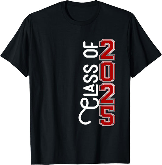Class of 2025 Senior Graduation Double Print T-Shirt