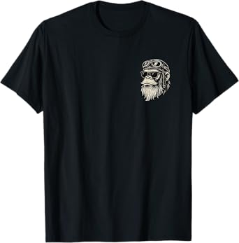 Touch My Beard and Tell Me I'm Pretty Funny Monkey Saying T-Shirt