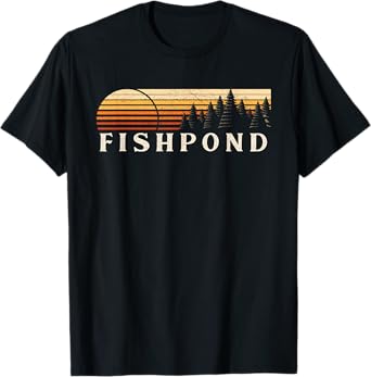 Fishpond, AL Vintage Evergreen Sunset Eighties Retro T-Shirt