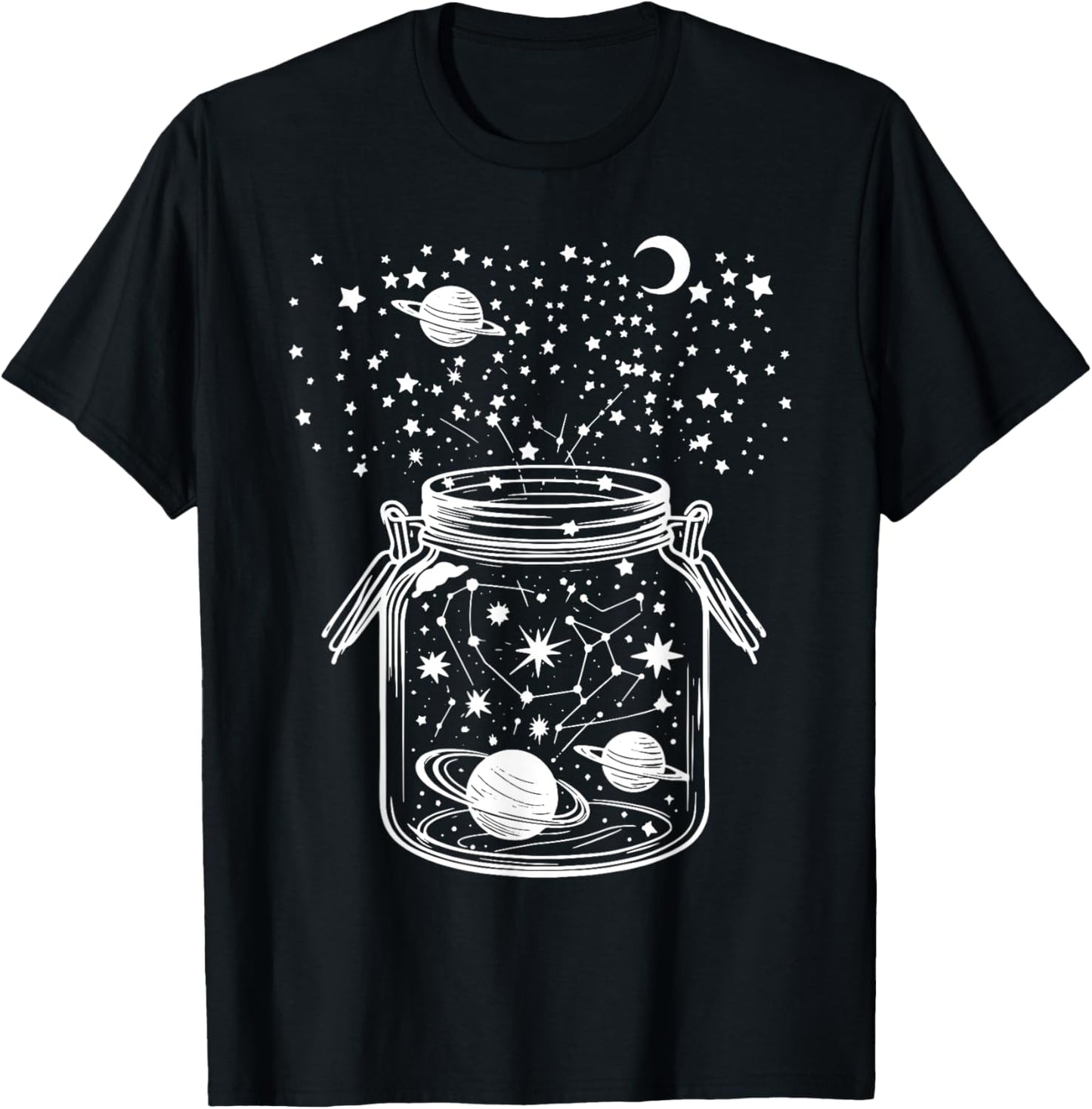 Space In A Jar Astronomy Science Solar System Celestial T-Shirt