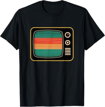 Retro TV Screen Old School Vintage Nostalgia Tech Costume T-Shirt