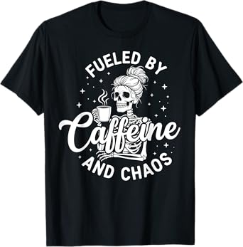 Chaos Director Coffee Motherhood Fueled By Caffeine & Chaos T-Shirt