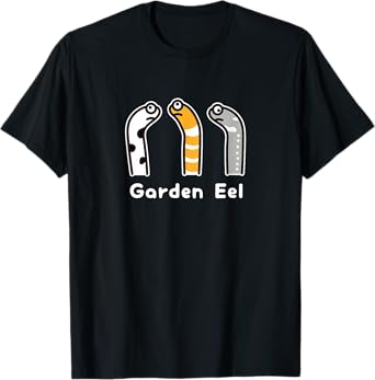 Spotted garden eel fish Heteroconger hassi funny cute T-Shirt