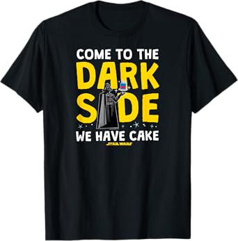 Star Wars - Come To The Dark Side We Have Cake T-Shirt