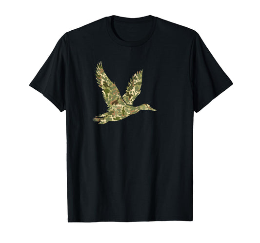 Southern Hunting Tee | Vintage Duck Camo Gifts for Men T-Shirt