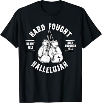 Brandon Hard Fought Hallelujah Praise Jesus Lake Merch T-Shirt