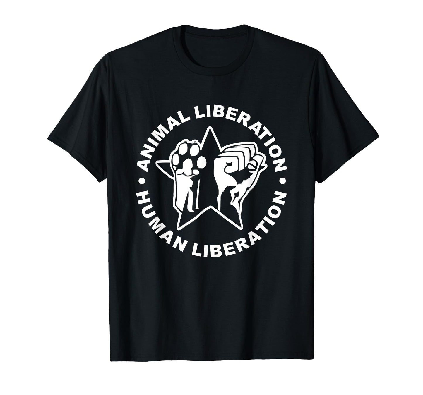 Animal Liberation Human Liberation Animal Rights T-Shirt
