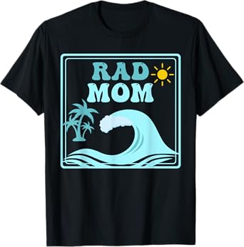 Rad Mom The Big One 1st Birthday Surf Family Matching T-Shirt