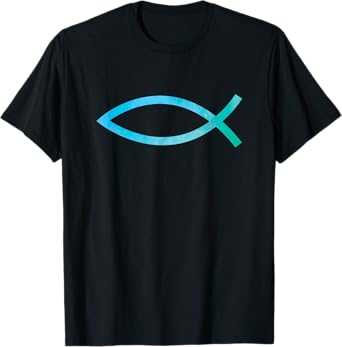 Christian Symbol Jesus Fish Ichthys Ichthus T-Shirt