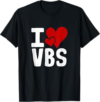 VBS I Love Vacation Bible School Christian VBS Church Jesus T-Shirt