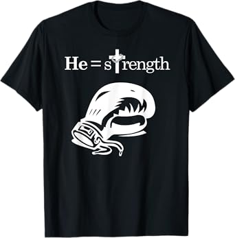 Christian Sports Inspirational Quote Jesus Boxing T-Shirt