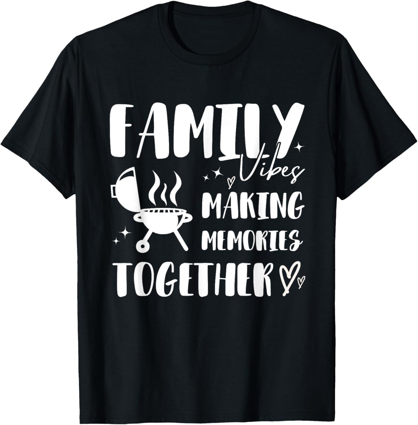 Holiday BBQ Family Matching Reunion Making Memories 2025 T-Shirt