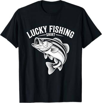 Funny Fishing, Lucky Fishing T-Shirt