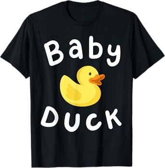 Baby Duck Birthday Rubber Duck Lover Family Matching Toddler T-Shirt