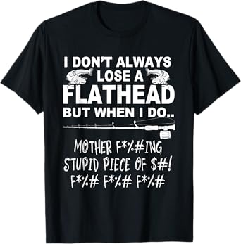 Flathead Catfish cat fishing Men Women T-Shirt