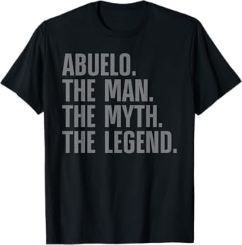Abuelo Design For Grandpa Grandfather From Grandkids Abuelo T-Shirt