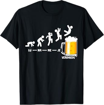 Beer Friday Weekend Week Beers Fridays Funny Beer Drinker T-Shirt