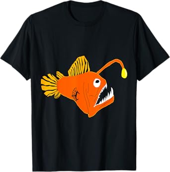 Anglerfish Deep Sea Creatures Angler Fish Sea Monster TShirt T-Shirt