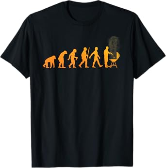 Cool BBQ Grilling Design for Men Women Barbecue Meat Smoker T-Shirt