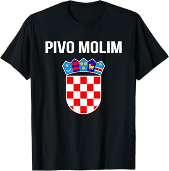 Beer Please In Croatian Shirt Hrvatska Croatia Souvenir Gift T-Shirt