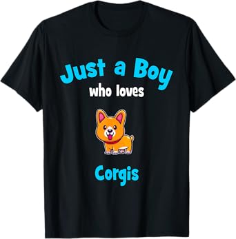 Corgi Shirt for Boys | Kids Corgi T-Shirt