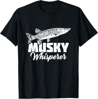 Musky Fishing Muskie Lure Fish Hunting Muskellunge T-Shirt