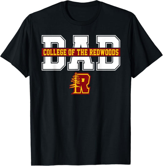 College Of The Redwoods Dad Father Arch Vintage Design Men T-shirt by TeeBrew