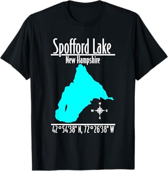 Modern Spofford Lake, New Hampshire T-Shirt