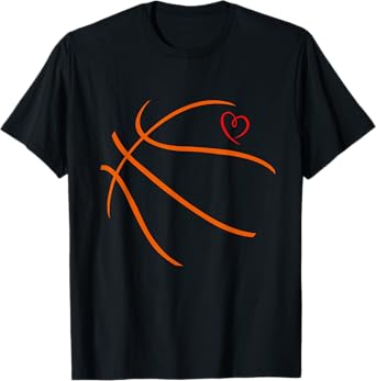Groovy Basketball Womens Girls Basketball T-Shirt