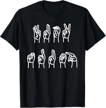 Subtle Anti-Trump ASL Sign Language T-Shirt