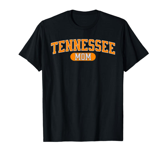 Vintage Tennessee Mom Bold Retro Varsity Lettering T-Shirt