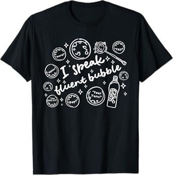 Funny SLP Speech Language Pathologist I Speak Fluent Bubble T-Shirt