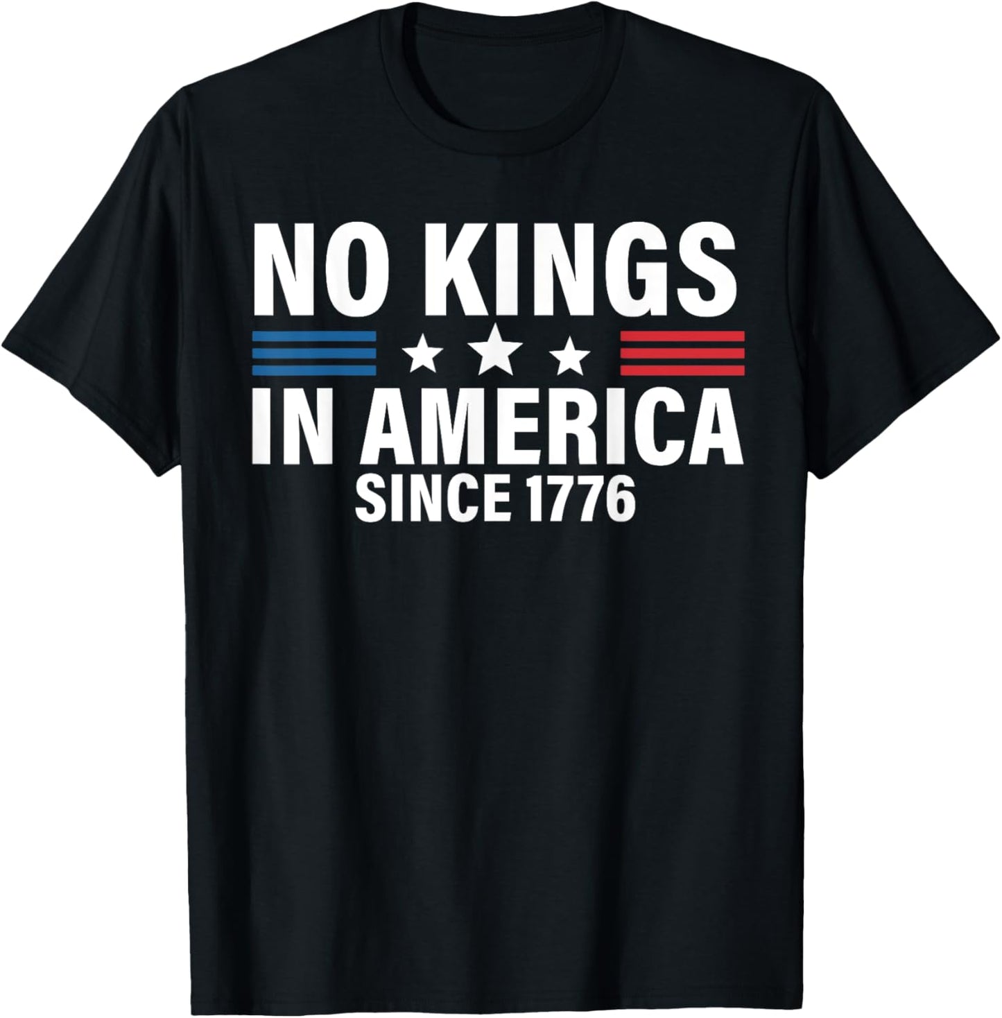 Independence day 4th of july 1776 no kings T-Shirt