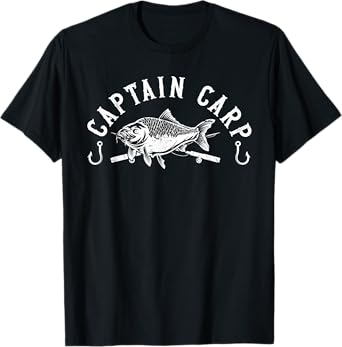 Captain Carp Fishing Carp Fisherman T-Shirt