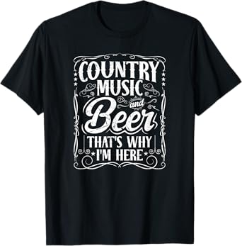 Beer Drinking Country Music T-Shirt