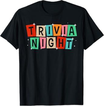 Funny Trivia Design For Men Women Trivia Host Trivia Lovers T-Shirt