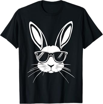 Cool bunny rabbit with sunglasses for easter day T-Shirt