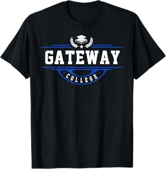 Gateway Community College Vintage Arch Design for Men Women T-Shirt