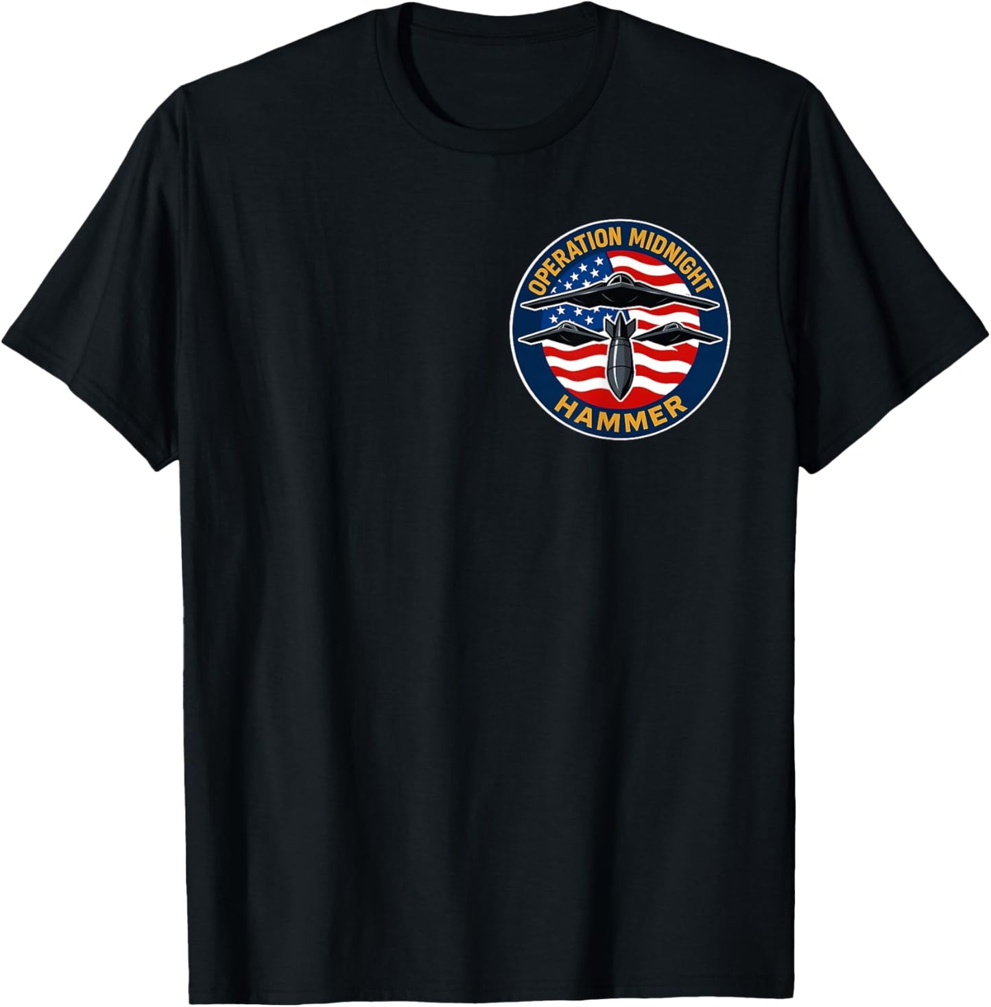 Operation Midnight Hammer - USA Flag Midnight Hammer T-Shirt