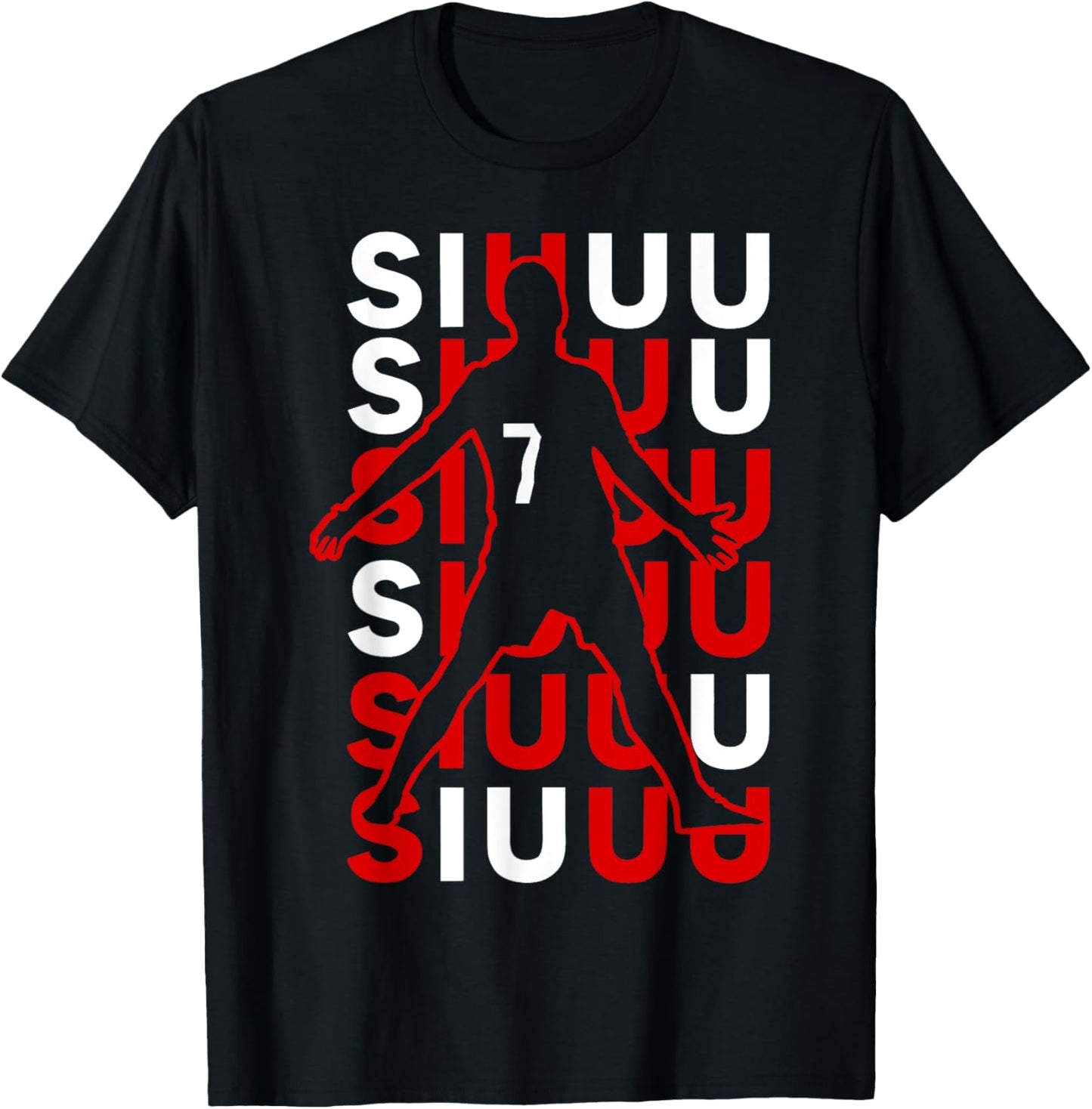 Siuuuu Funny Soccer Present For Soccer Lovers Fan Kid's Boys T-Shirt